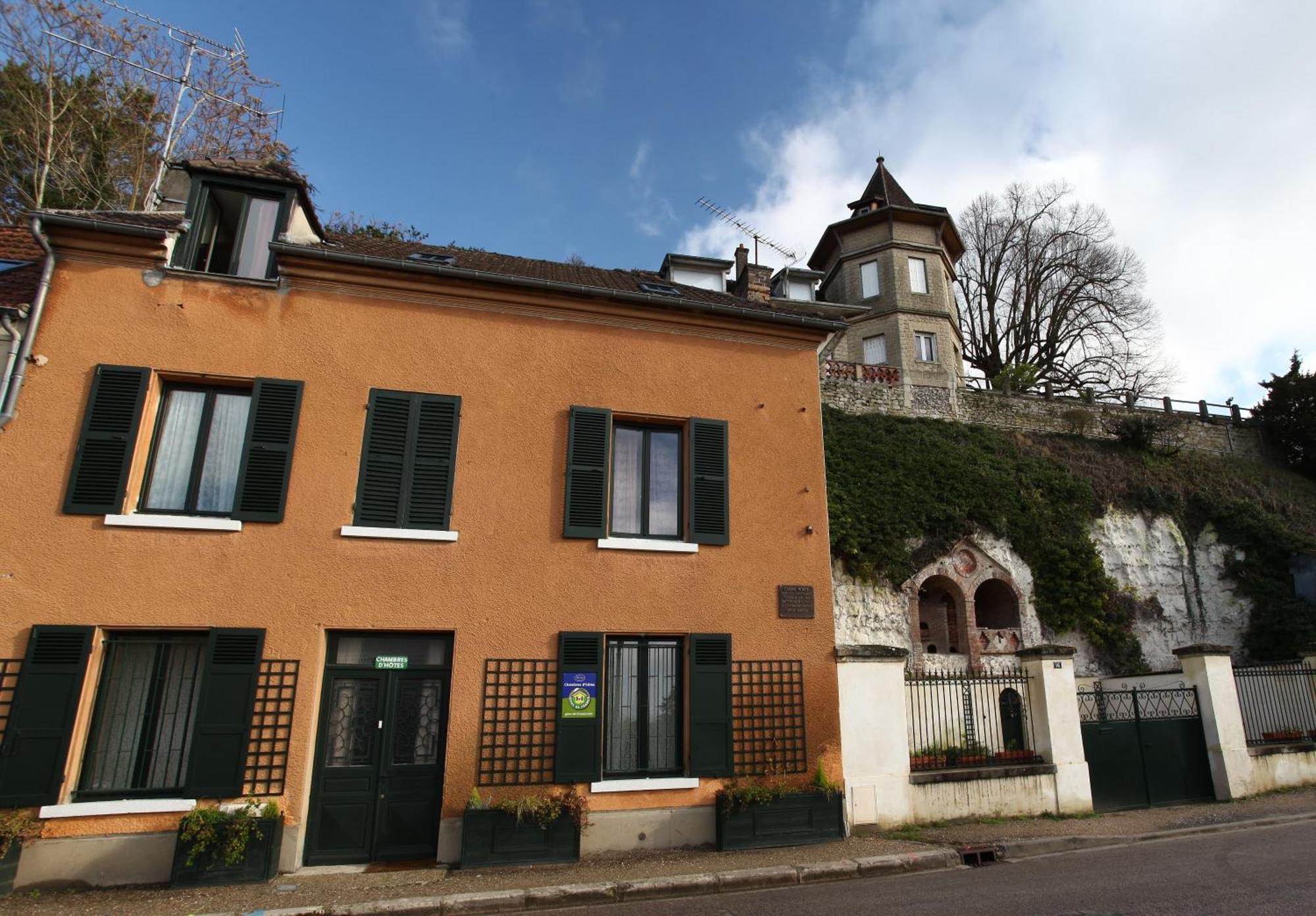 Bed and Breakfast Escale chez un impressionniste - Maison où Claude Monet vécut à Vétheuil Exterior foto