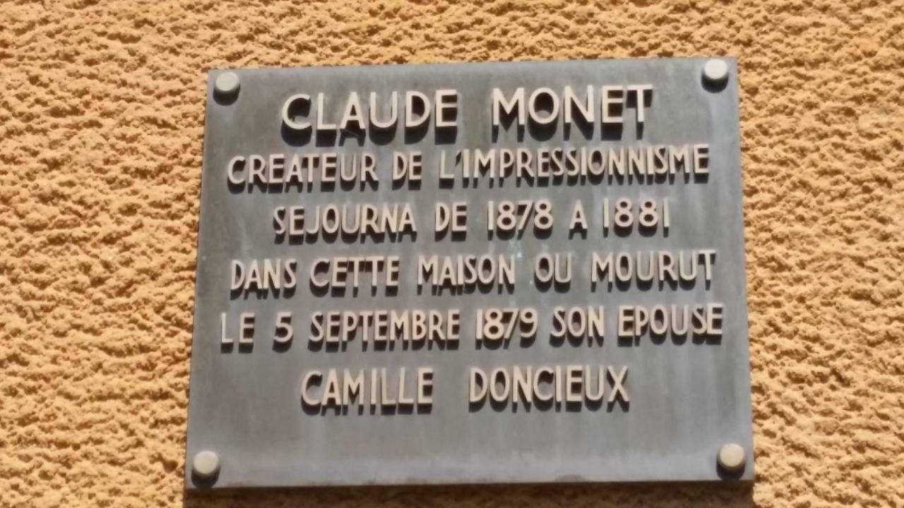 Bed and Breakfast Escale chez un impressionniste - Maison où Claude Monet vécut à Vétheuil Exterior foto