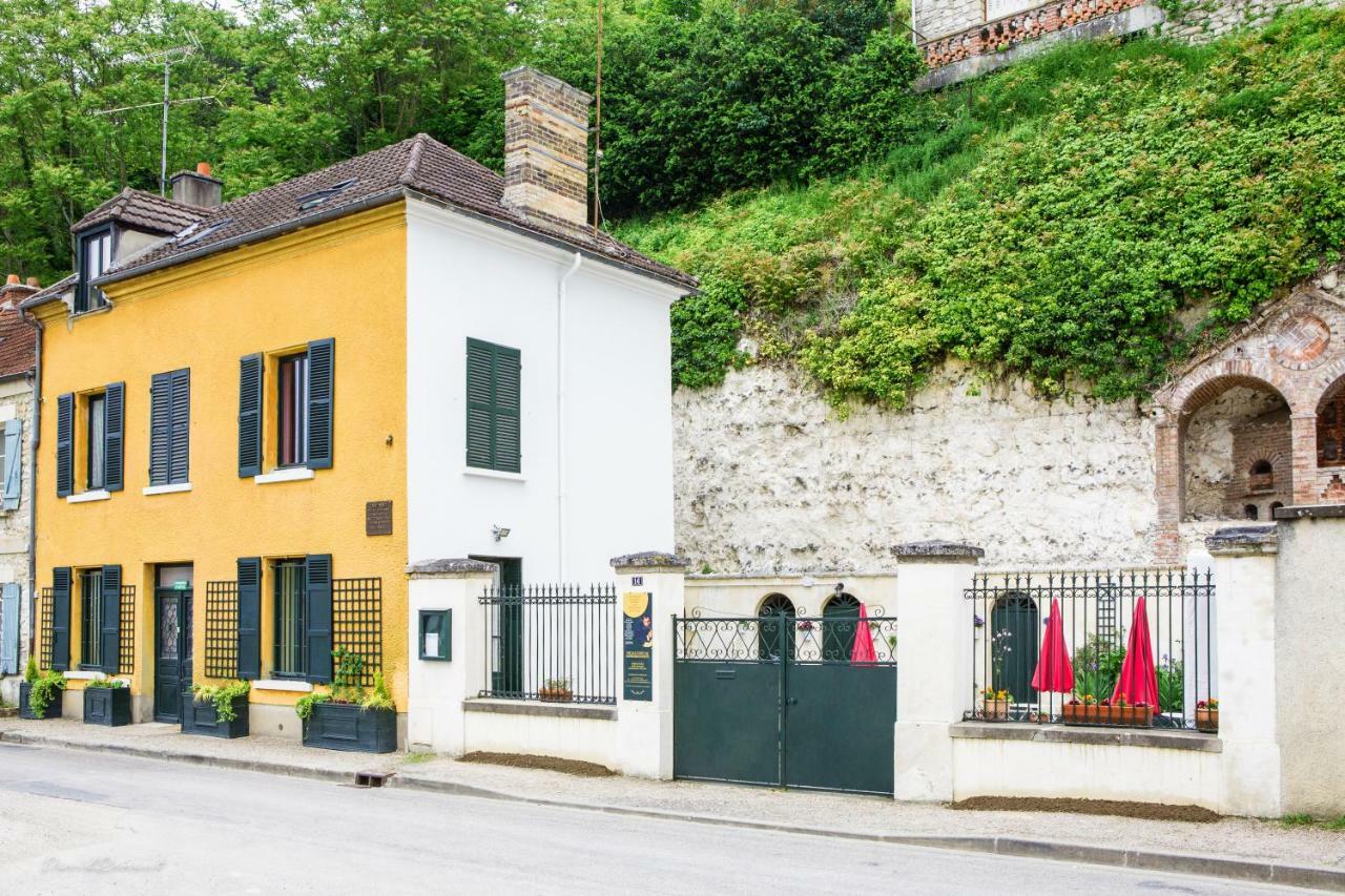 Bed and Breakfast Escale chez un impressionniste - Maison où Claude Monet vécut à Vétheuil Exterior foto
